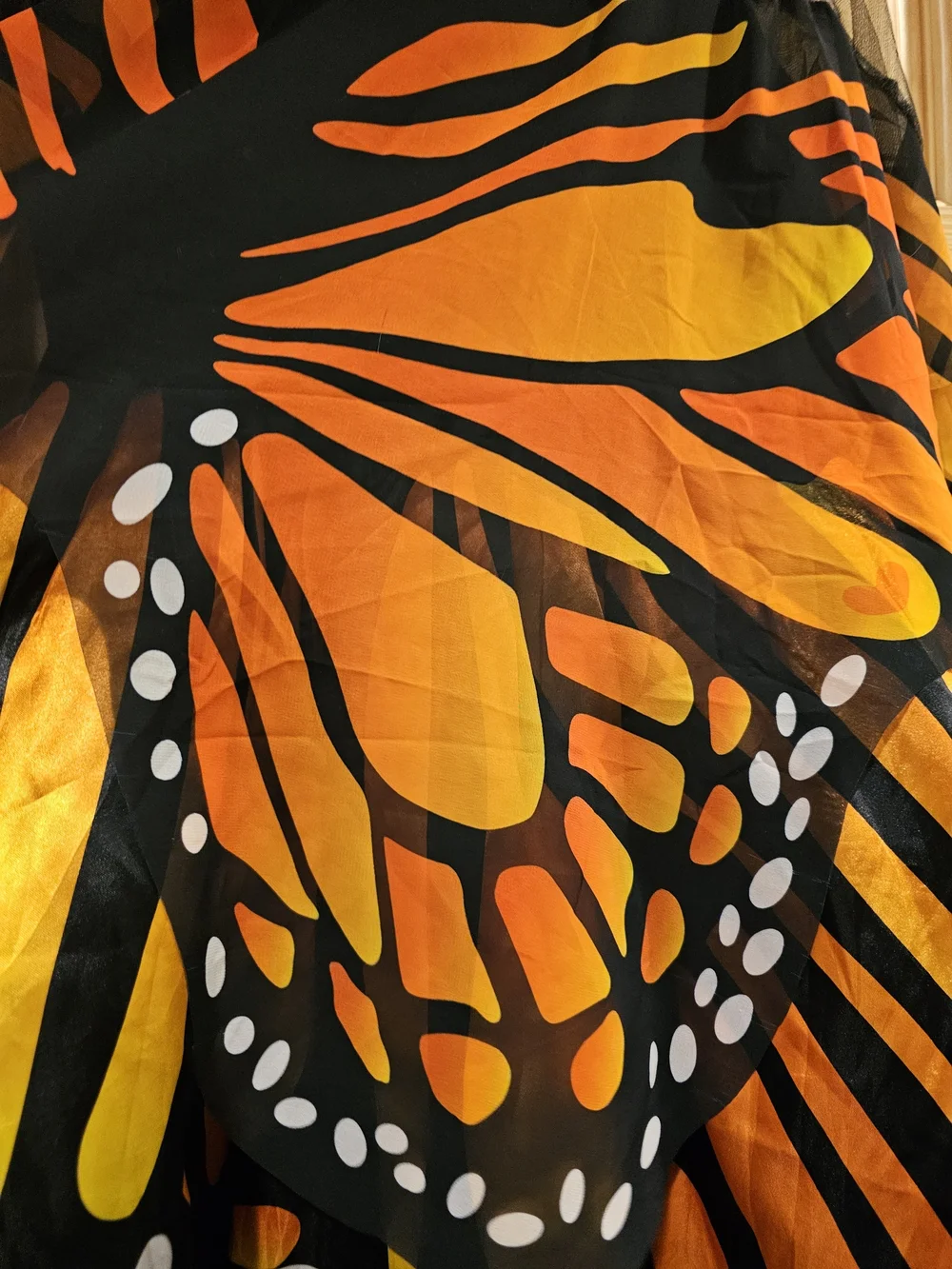 Butterfly Costume Medium Kids Dress Monarch Halloween Girls - Picture 9 of 10